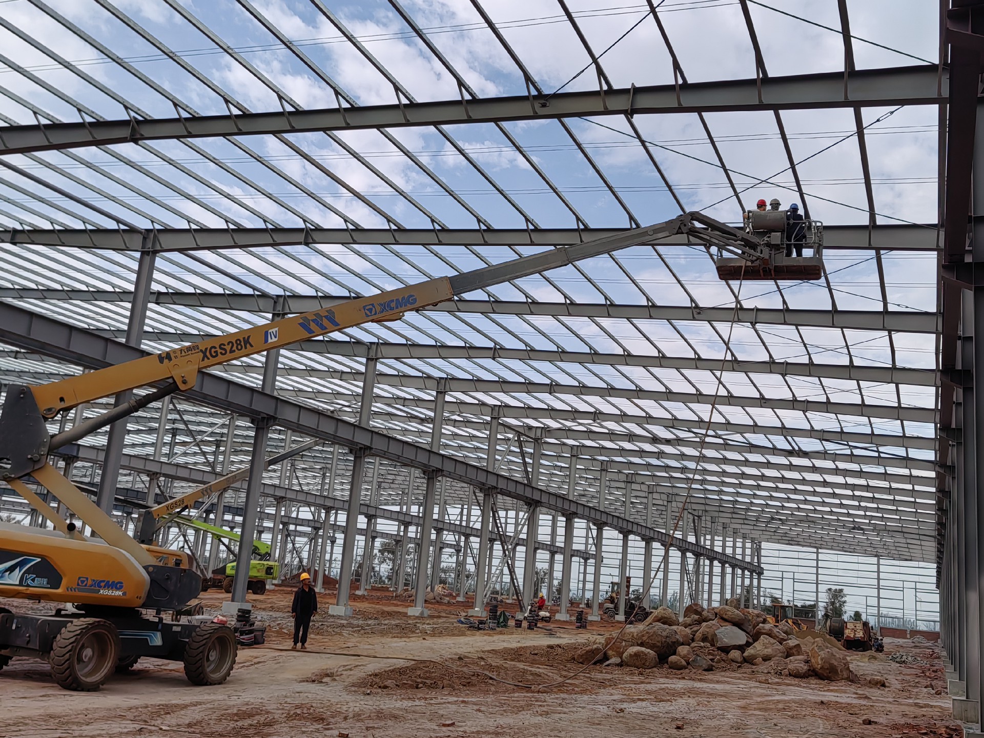 鋼結構廠房防火涂料噴涂 防火涂料檢測 金鼎鋼構